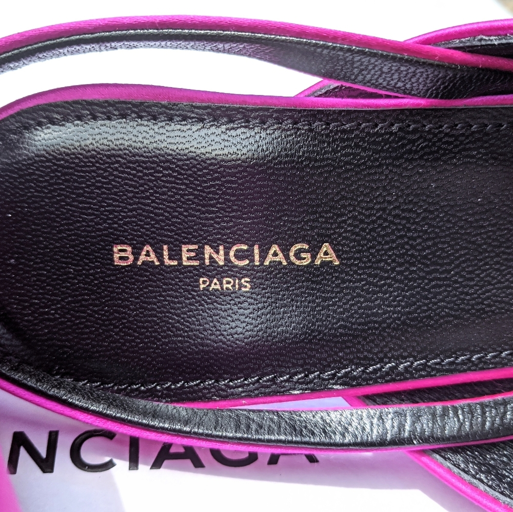 💯🎁Balenciaga💕Knife Slingback Mules Pumps - Picture 5 of 12